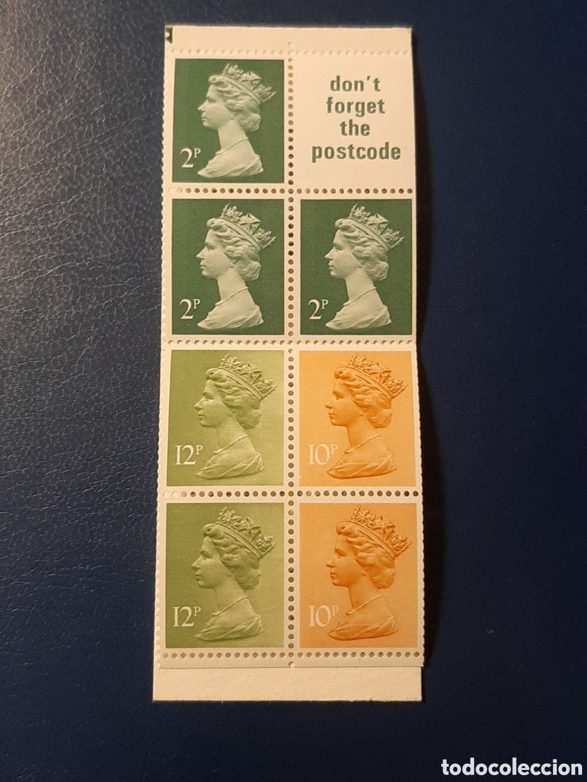 Sellos: Gran Breta&ntilde;a. Carn&eacute; de 7 sellos. A&ntilde;o 1980.