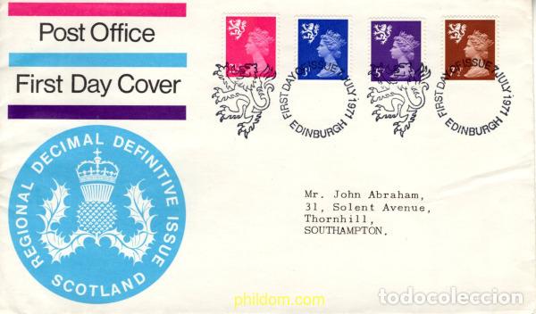 Sellos: 797744 MNH GRAN BRETA&Ntilde;A. Escocia 1971 REINA ISABEL II