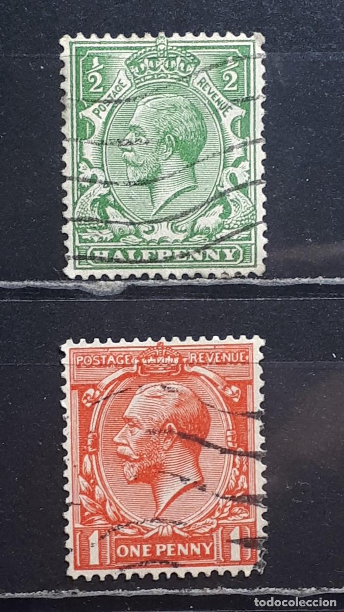 Sellos: GRAN BRETA&Ntilde;A. A&Ntilde;O 1924. &deg;. YVERT 159/60