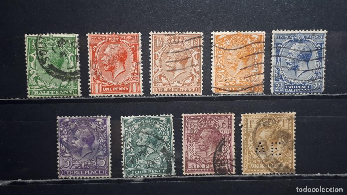 Sellos: GRAN BRETA&Ntilde;A. A&Ntilde;O 1924. &deg;. YVERT 159/70, falta 166, 168, 169.