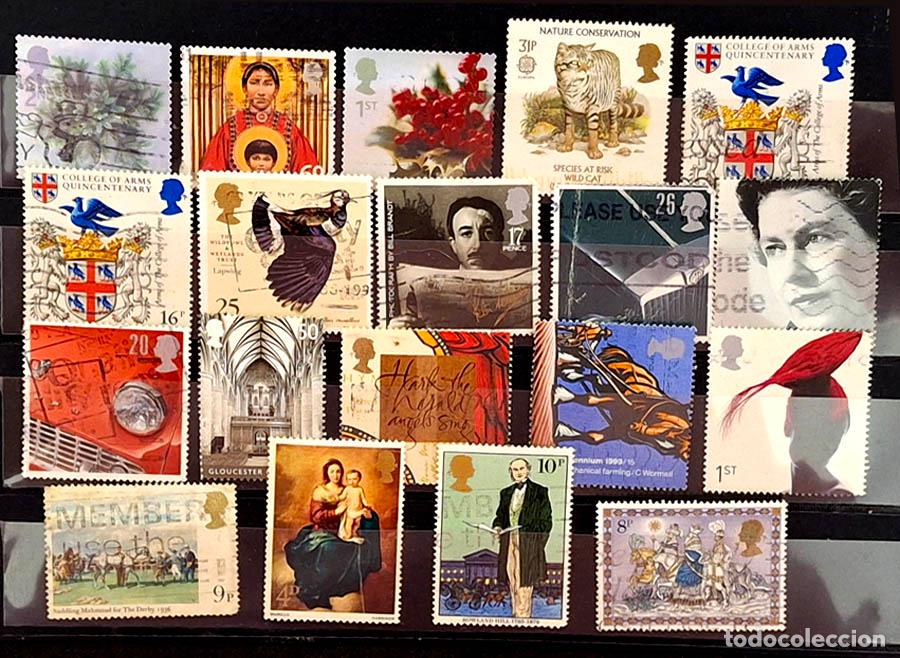 Sellos: 19 sellos de Gran Breta&ntilde;a - Foto 1