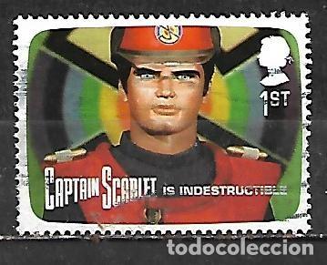 Sellos: 2011: Gerry Anderson, productor de series televisivas - Capit&aacute;n Scarlet, el indestructible (usado)