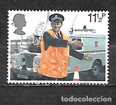 Sellos: 1979: 150 Aniversario de la polic&iacute;a metropolitana - Guardia de tr&aacute;fico (usado)