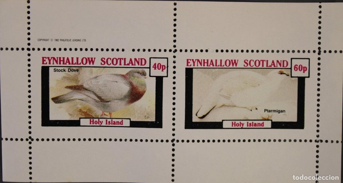 Sellos: GB LOCAL EYNHALLOW 1982 SHEET MNH FAUNA AVES BIRDS PAJAROS OISEAUX UCCELLI PASSAROS VOGELS