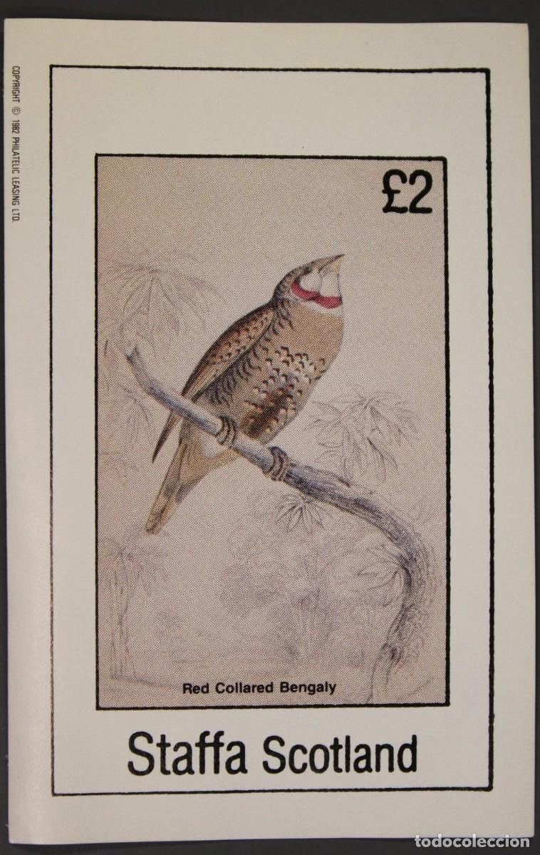 Sellos: GB LOCAL STAFFA 1982 SHEET MNH FAUNA AVES BIRDS PAJAROS OISEAUX UCCELLI PASSAROS VOGELS