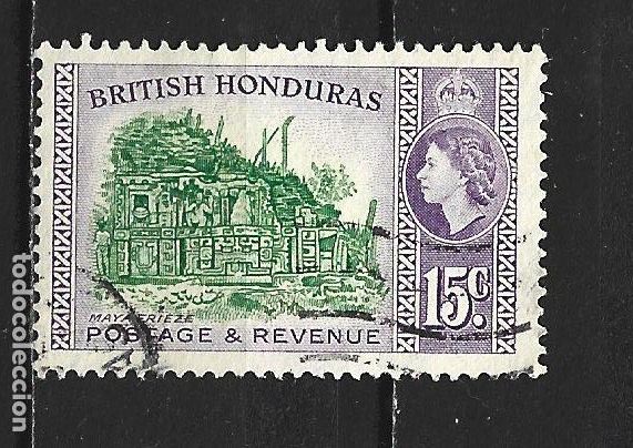 Sellos: HONDURAS COLONIA BRITANICA YVERT NUM. 153 USADO