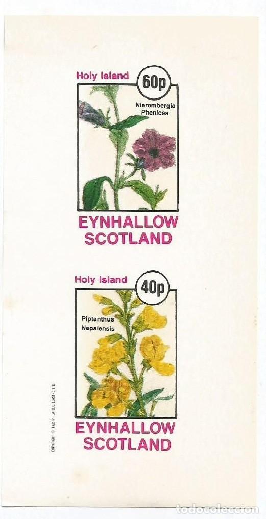 Sellos: GB LOCAL EYNHALLOW 1982 SHEET MNH IMPERF FLORES FLOWERS FLEURS FIORI BLUMEN