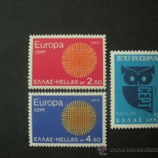 Sellos: GRECIA 1970 IVERT 1020/2 *** EUROPA - 