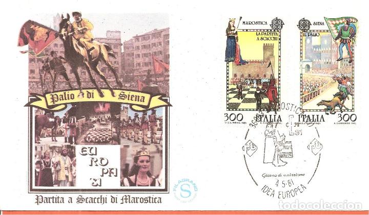 Sellos: SPD -FDC, ITALIA, TEMA EUROPA , FOLKLORE, 1981 - Foto 1