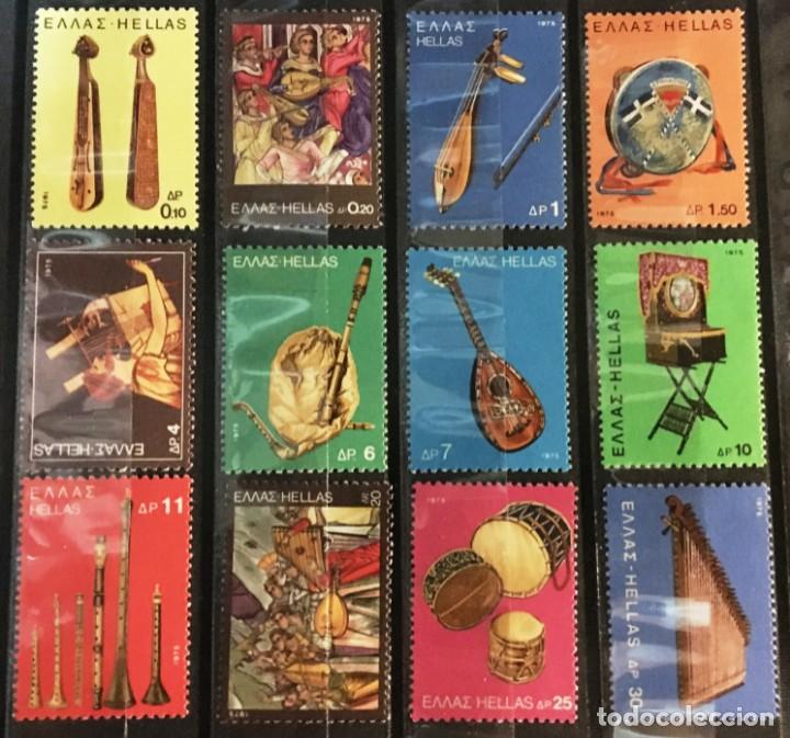 Sellos: Grecia, instrumentos musicales - Foto 1