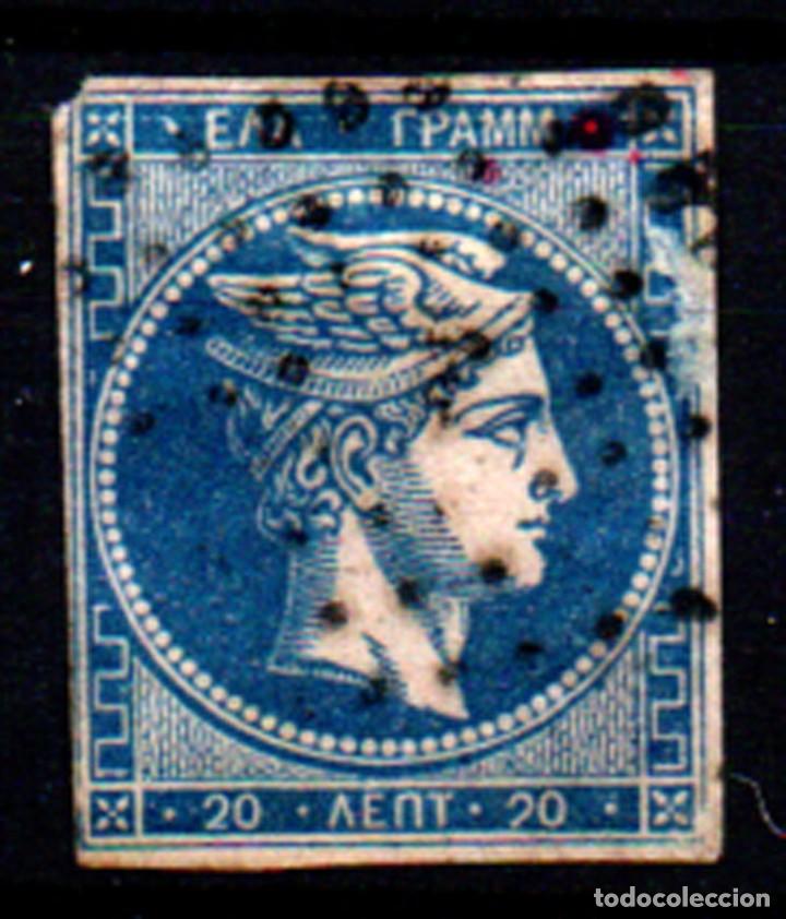 Sellos: Grecia n&ordm; 14. A&ntilde;o 1861/2 - Foto 1