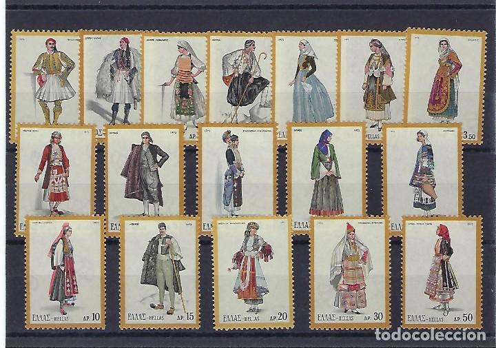 Sellos: GRECIA. A&ntilde;o 1973. Trajes. - Foto 1