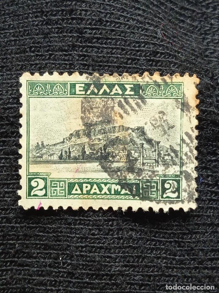 Sellos: GRECIA 2 DR A&Ntilde;O 1930. - Foto 1