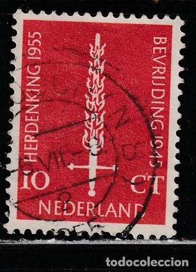 Sellos: HOLANDA // YVERT 633 // 1955 ... USADO - Foto 1