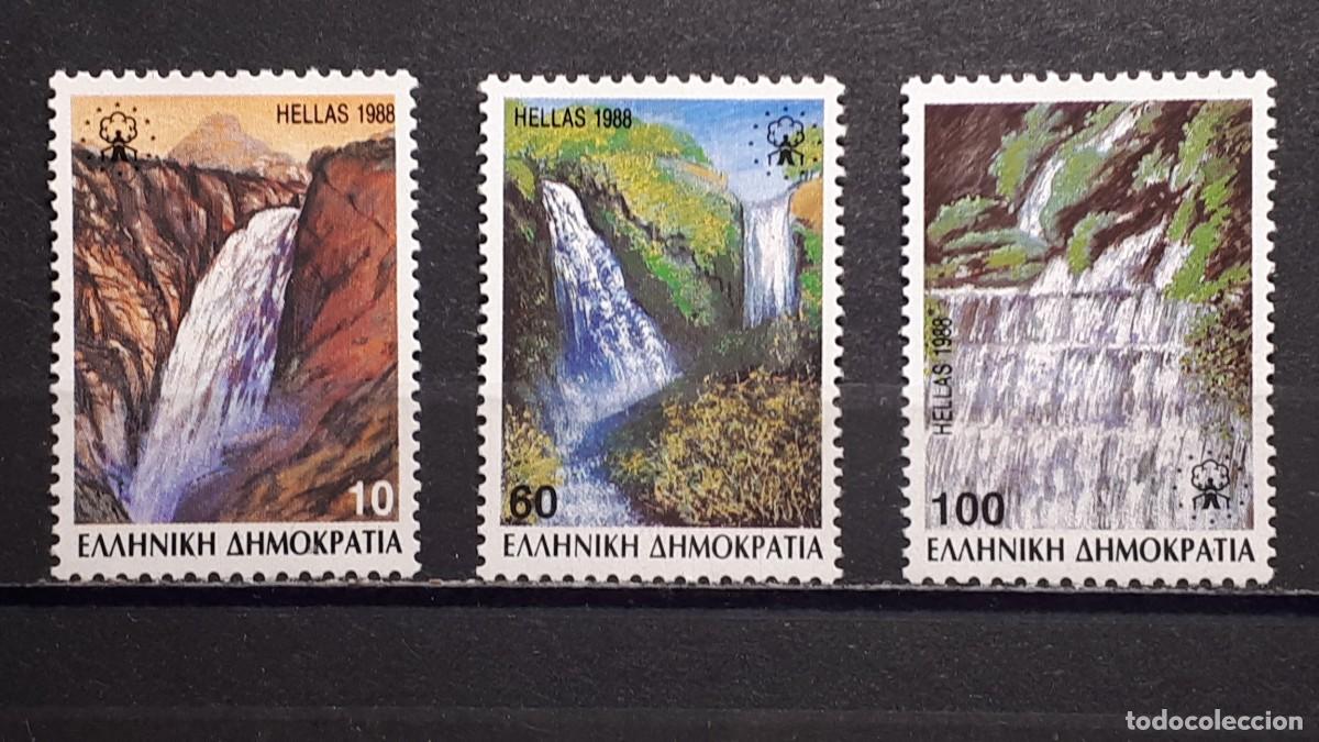 Sellos: GRECIA. A&Ntilde;O 1988. **. YVERT 1675/7 - Foto 1