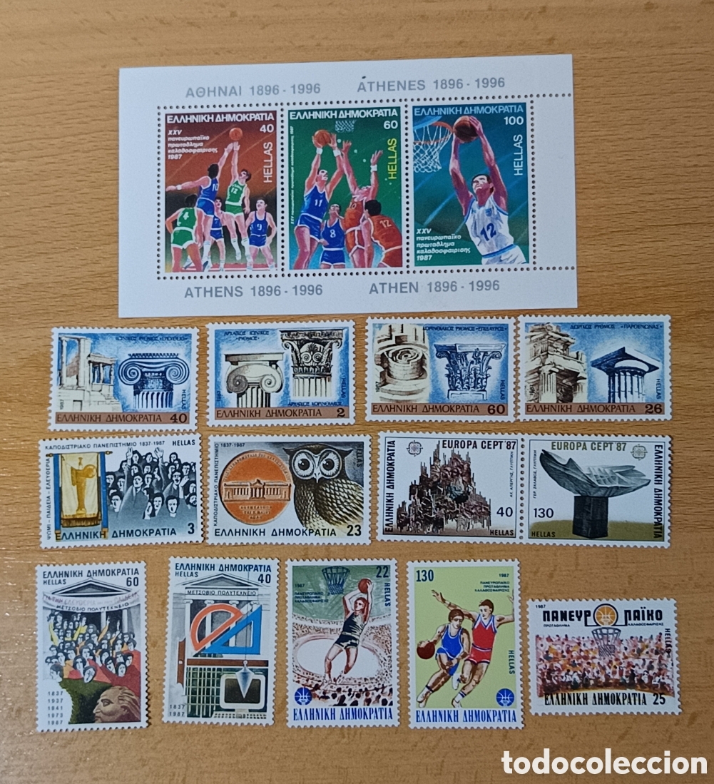 Sellos: Grecia 1987 Hoja bloque - Foto 1
