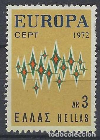 Sellos: GRECIA 1972 - EMISI&Oacute;N EUROPA - MSG - Foto 1