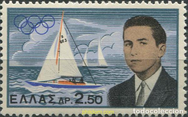 Sellos: 65990 MNH GRECIA 1961 17 JUEGOS OLIMPICOS VERANO ROMA 1960