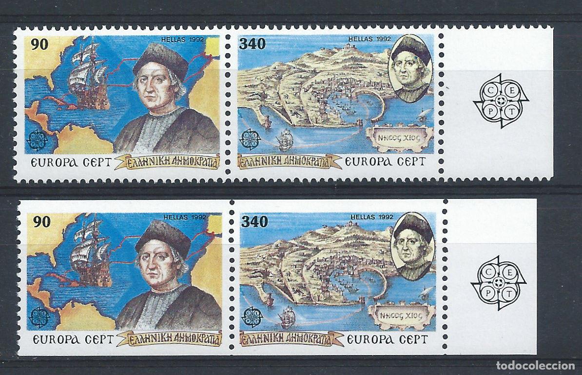 Sellos: Gr&egrave;ce N&deg;1784/87** (MNH) 1992 - Europa &rdquo;Christophe Colomb&rdquo;
