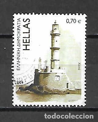 Sellos: Faro de Chania, de Grecia. sello a&ntilde;o 2009 Yvert 1,30 &euro;