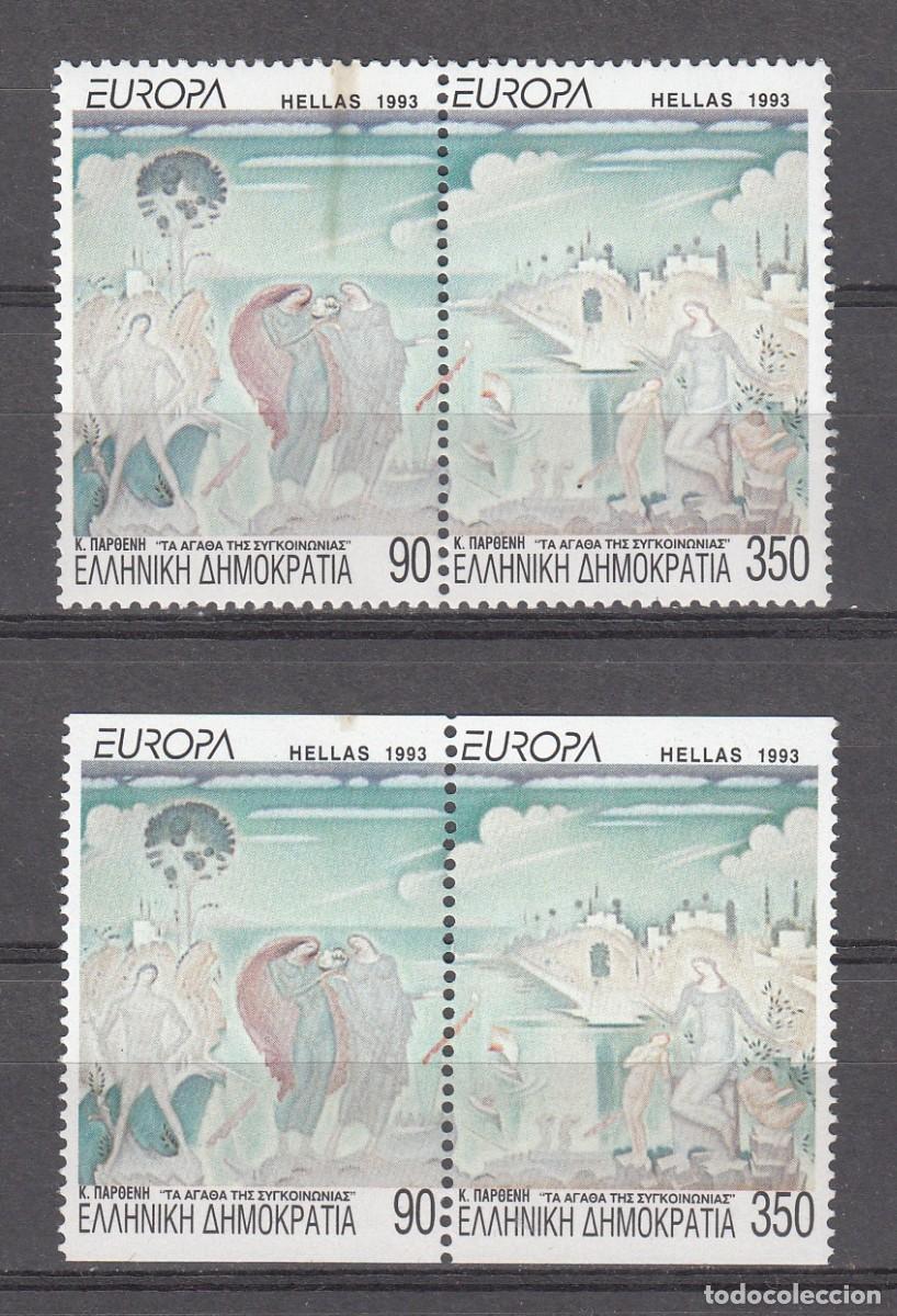Sellos: GRECIA 1993 - EUROPA CEPT - YVERT 1817/1820**