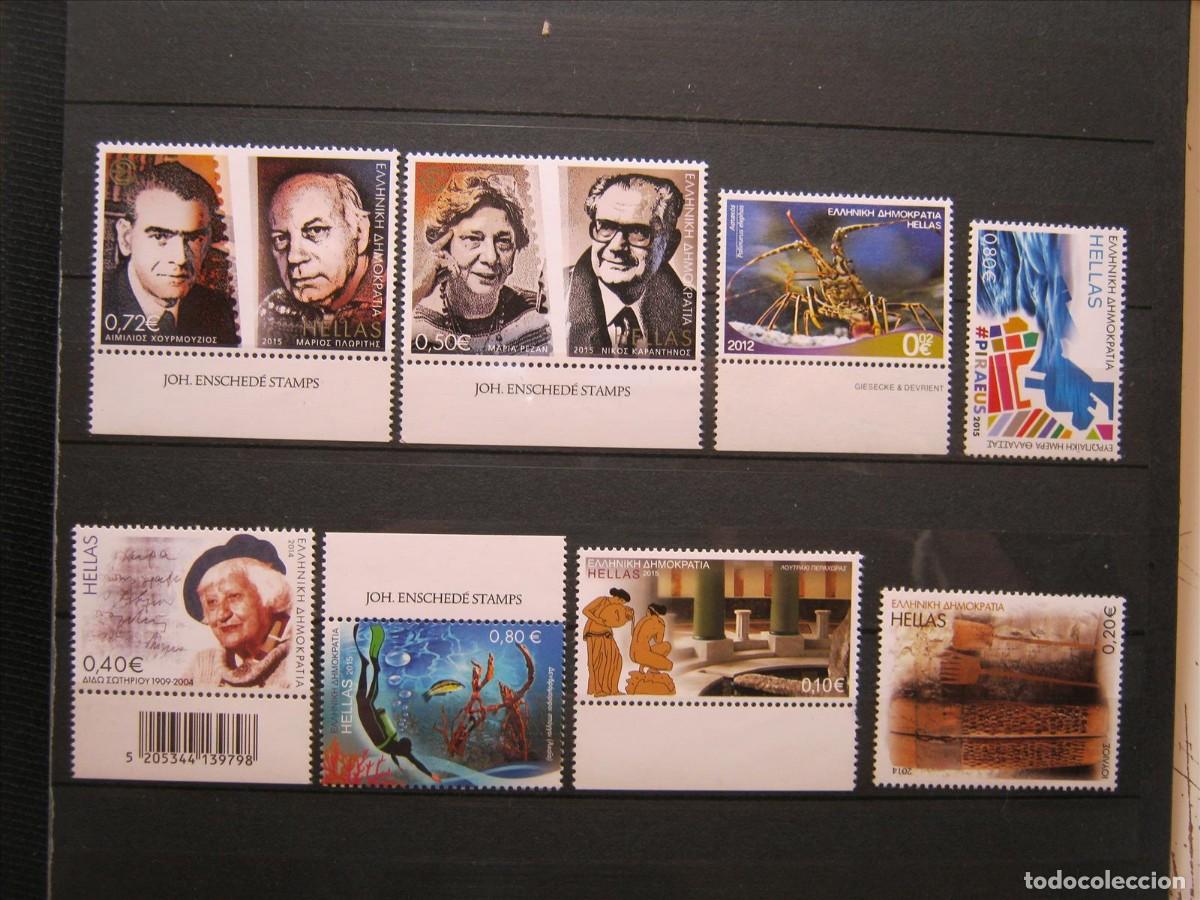 Timbres: GRECIA LOTE 2014 Y 2015 MNH** SIN CHARNELA LUJO.