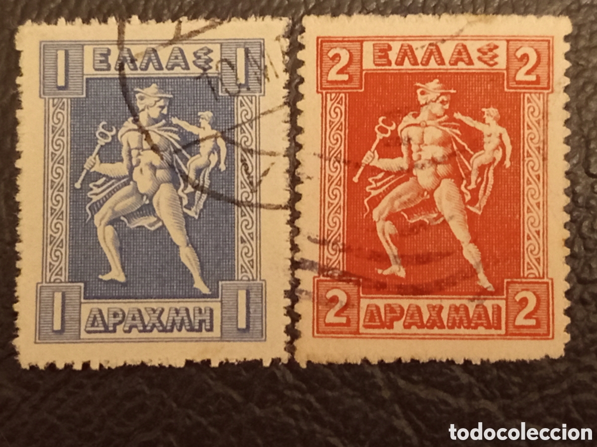 Sellos: Sello GRECIA - Yvert et Tellier N&deg; 190 y 192