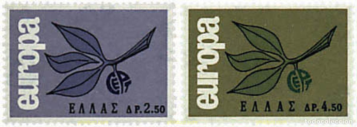 Sellos: 62095 MNH GRECIA 1965 EUROPA CEPT. ESPIGA EUROPA