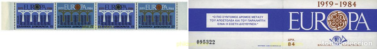 Sellos: 2356 MNH GRECIA 1984 EUROPA CEPT. 25 ANIVERSARIO DE LA CEPT