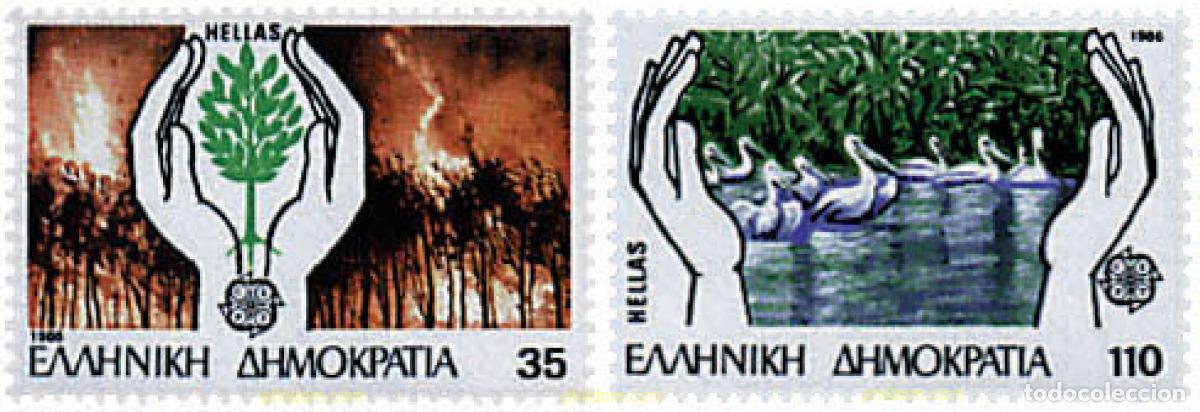 Sellos: 77282 MNH GRECIA 1986 EUROPA CEPT. PATRIMONIO ARTISTICO Y NATURAL