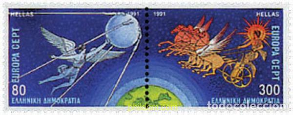 Sellos: 5611 MNH GRECIA 1991 EUROPA CEPT. TELECOMUNICACIONES