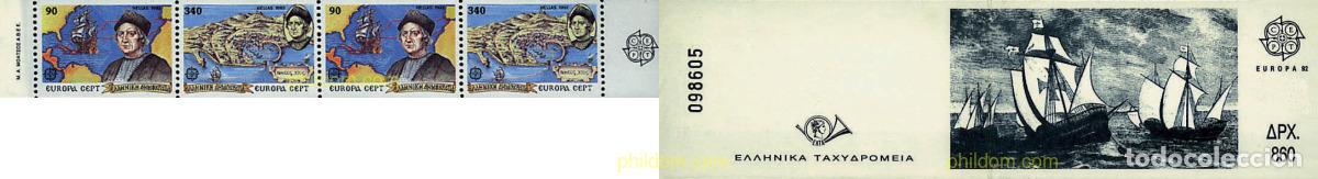 Sellos: 2375 MNH GRECIA 1992 EUROPA CEPT. 500 ANIVERSARIO DEL DESCUBRIMIENTO DE AMERICA