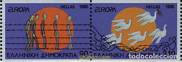 Sellos: 320067 MNH GRECIA 1995 EUROPA CEPT. PAZ Y LIBERTAD