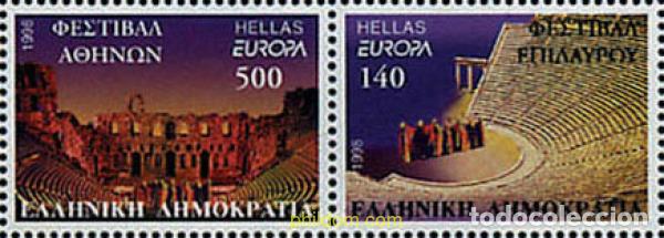 Sellos: 320069 MNH GRECIA 1998 EUROPA CEPT. FESTIVALES Y FIESTAS NACIONALES