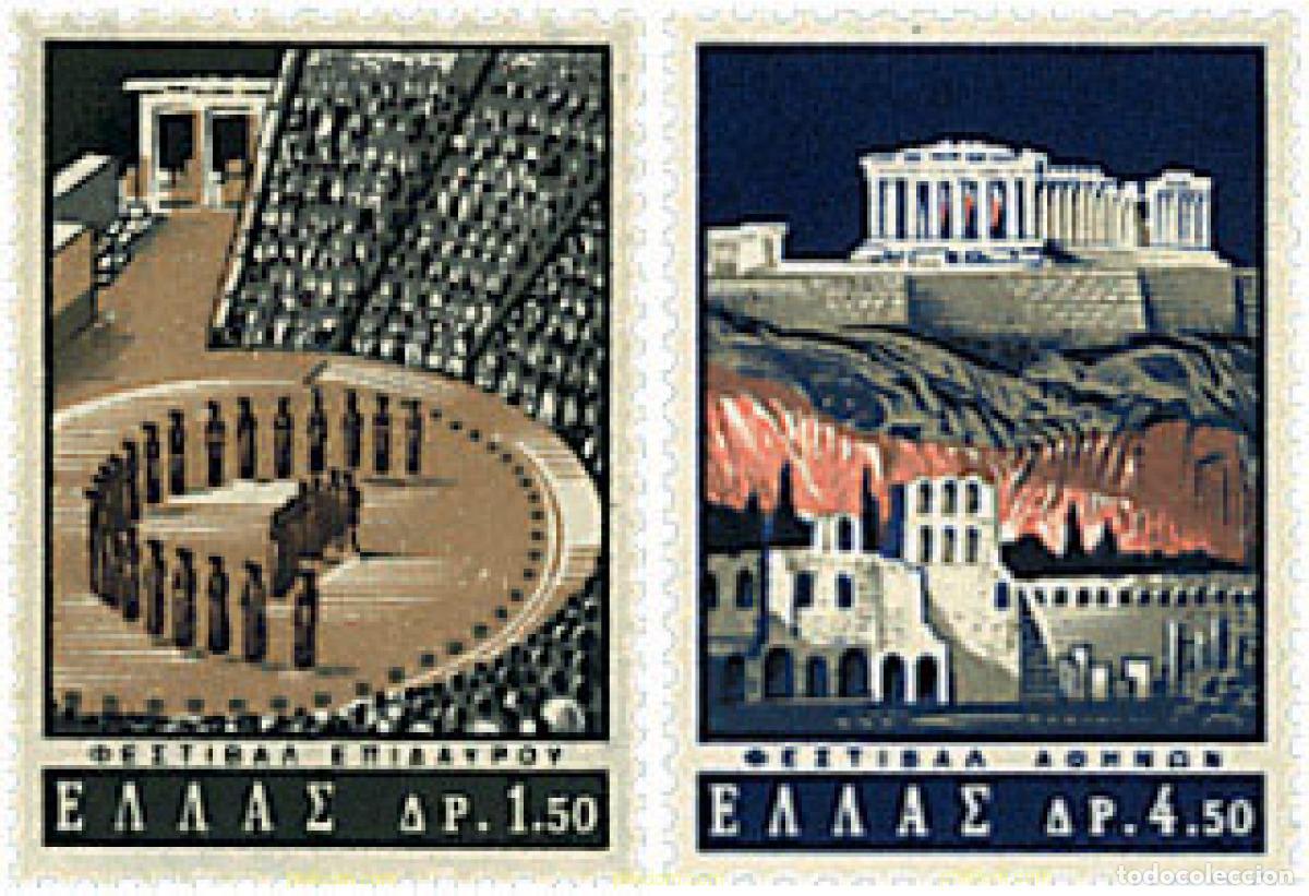 Sellos: 37361 MNH GRECIA 1965 FESTIVAL ARTISTICO