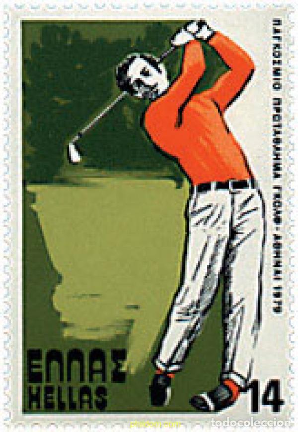Francobolli: 37356 MNH GRECIA 1979 27 CAMPEONATOS DEL MUNDO DE GOLF EN CANADA