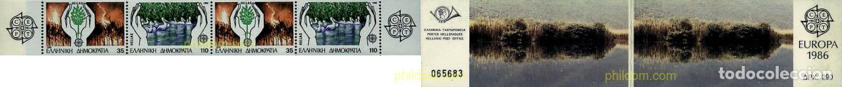 Sellos: 2359 MNH GRECIA 1986 EUROPA CEPT. PATRIMONIO ARTISTICO Y NATURAL