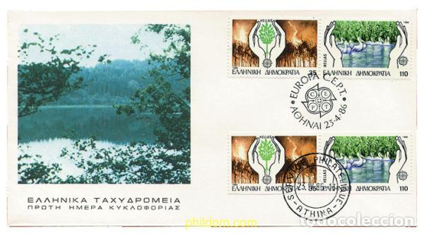 Sellos: 24086 MNH GRECIA 1986 EUROPA CEPT. PATRIMONIO ARTISTICO Y NATURAL