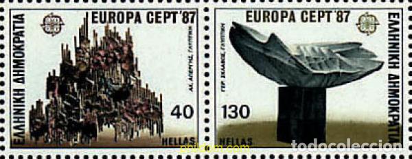 Francobolli: 320056 MNH GRECIA 1987 EUROPA CEPT. ARQUITECTURA MODERNA