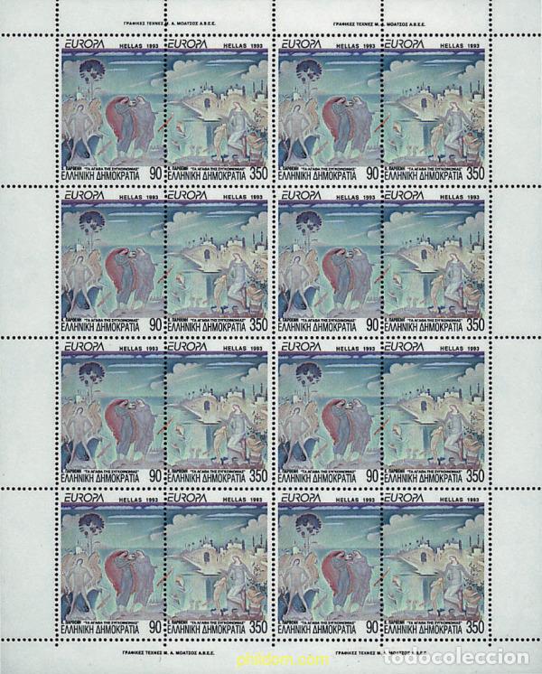 Sellos: 8759 MNH GRECIA 1993 EUROPA CEPT. ARTE CONTEMPORANEO