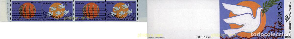 Selos: 2383 MNH GRECIA 1995 EUROPA CEPT. PAZ Y LIBERTAD