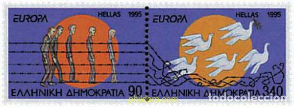 Selos: 25805 MNH GRECIA 1995 EUROPA CEPT. PAZ Y LIBERTAD