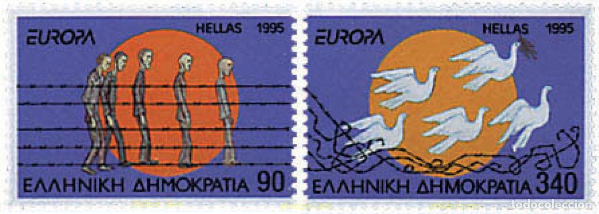 Selos: 77289 MNH GRECIA 1995 EUROPA CEPT. PAZ Y LIBERTAD