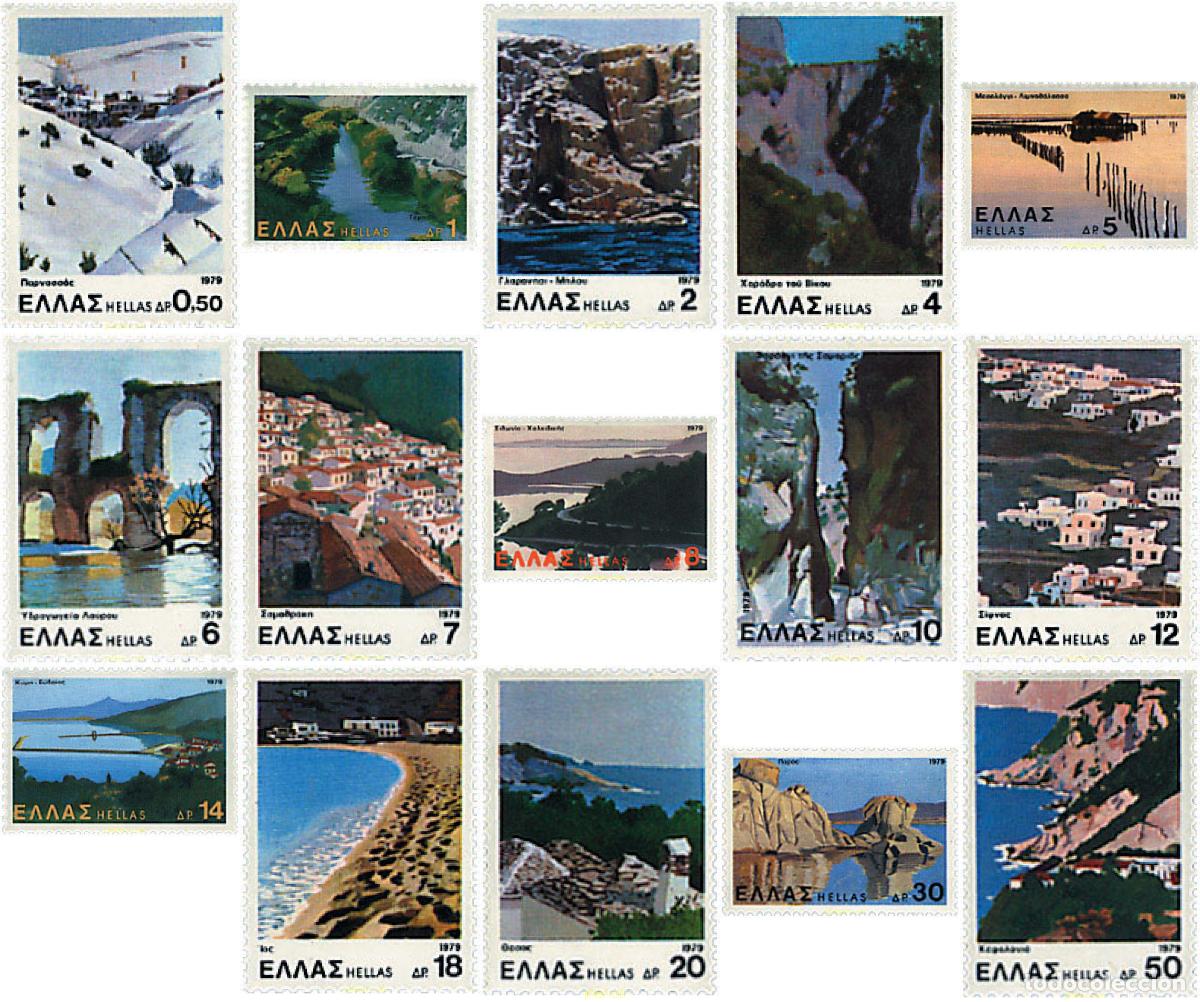 Sellos: 58336 MNH GRECIA 1979 PAISAJES