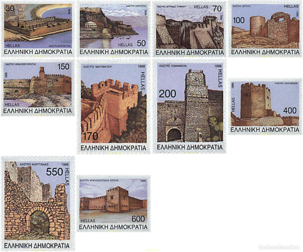 Briefmarken: 35253 MNH GRECIA 1998 SERIE BASICA. CASTILLOS DE GRECIA