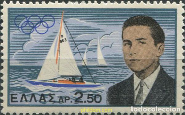 Francobolli: 668118 HINGED GRECIA 1961 17 JUEGOS OLIMPICOS VERANO ROMA 1960