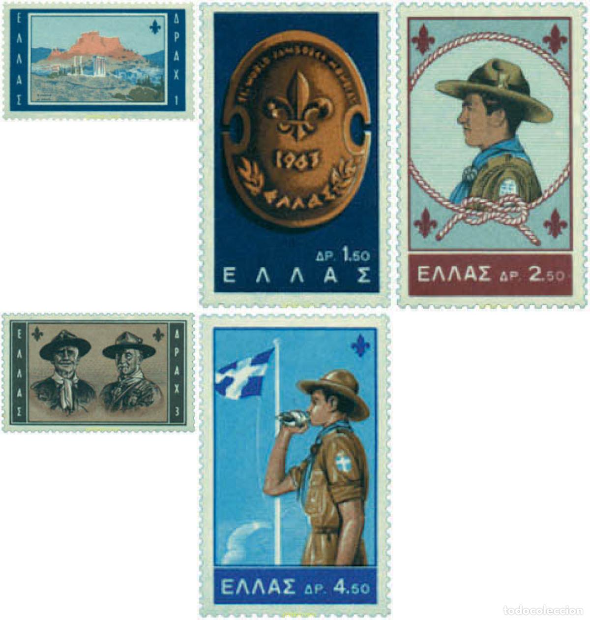 Francobolli: 212808 MNH GRECIA 1963 11 JAMBOREE MUNDIAL EN MARATHON