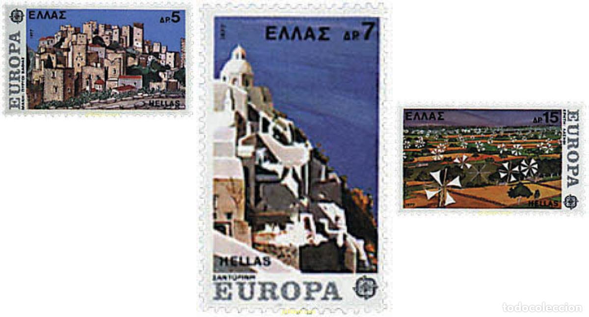 Francobolli: 62309 MNH GRECIA 1977 EUROPA CEPT. PAISAJES