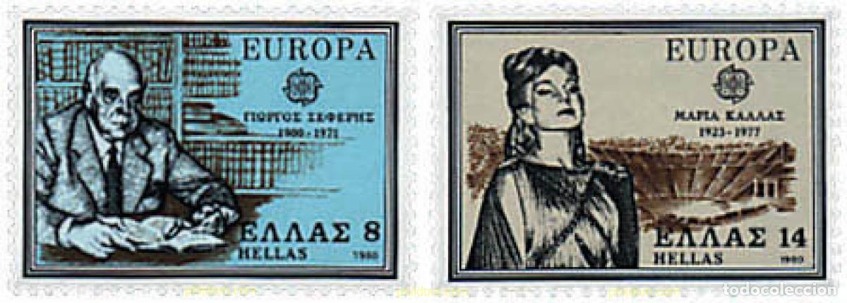 Briefmarken: 62414 MNH GRECIA 1980 EUROPA CEPT. GENTE FAMOSA