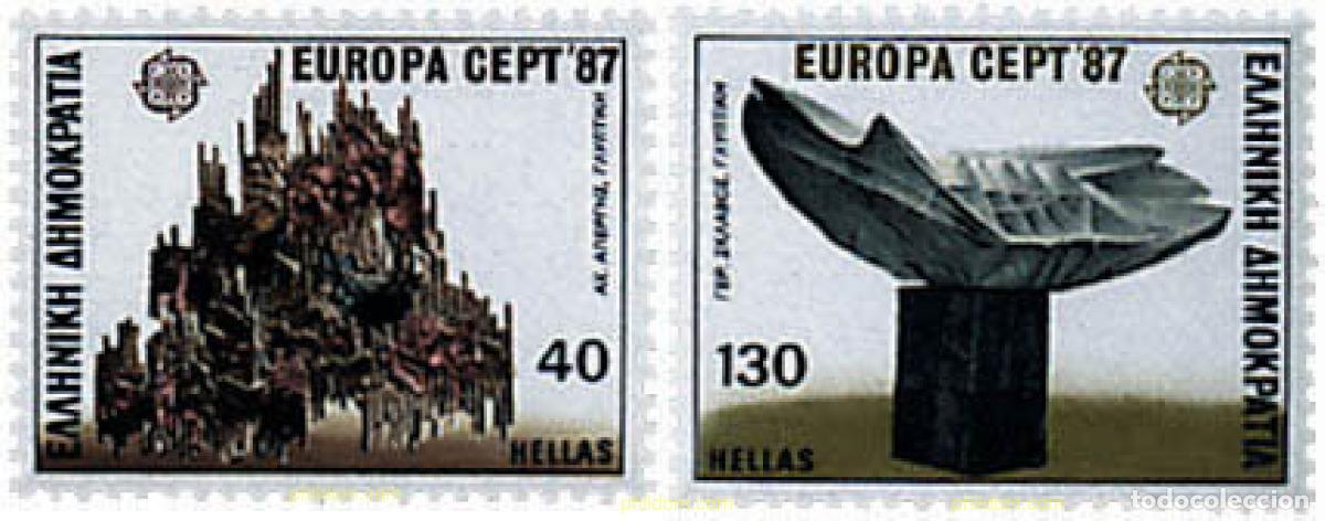 Francobolli: 77283 MNH GRECIA 1987 EUROPA CEPT. ARQUITECTURA MODERNA